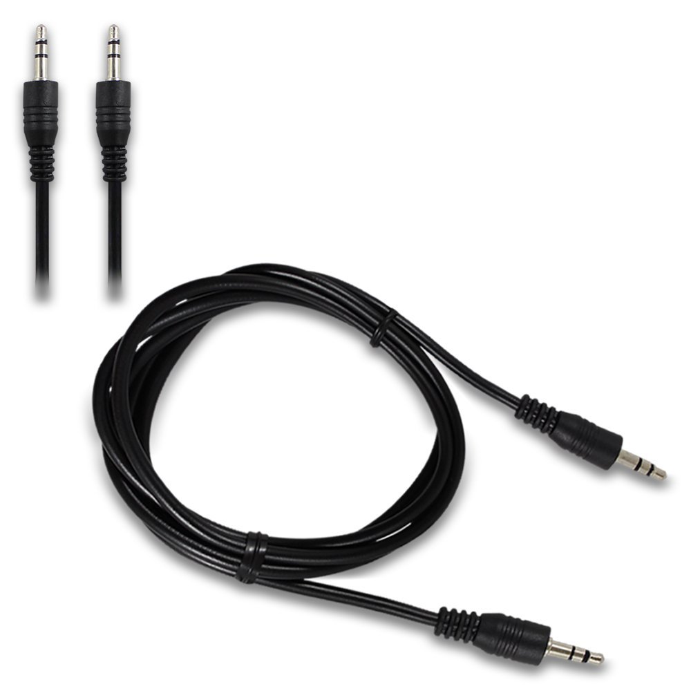 Harper Grove, 3.5mm Premium Auxiliary Audio Cable, AUX Cable for Beats Headphones, iPods, iPhones, iPads, Home Car and More - Black