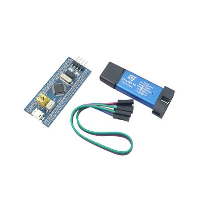[initeq] STM32 ARM STM32F103C8T6 Blue Pill Minimum System Development Board with ST-Link V2 USB Programmer (1-Pack + ST-Link V2)