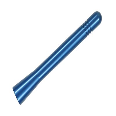 AntennaMastsRus - Made in USA - 4 Inch Blue Aluminum Antenna is Compatible with Chevrolet Express Van 4500 (2009-2023)