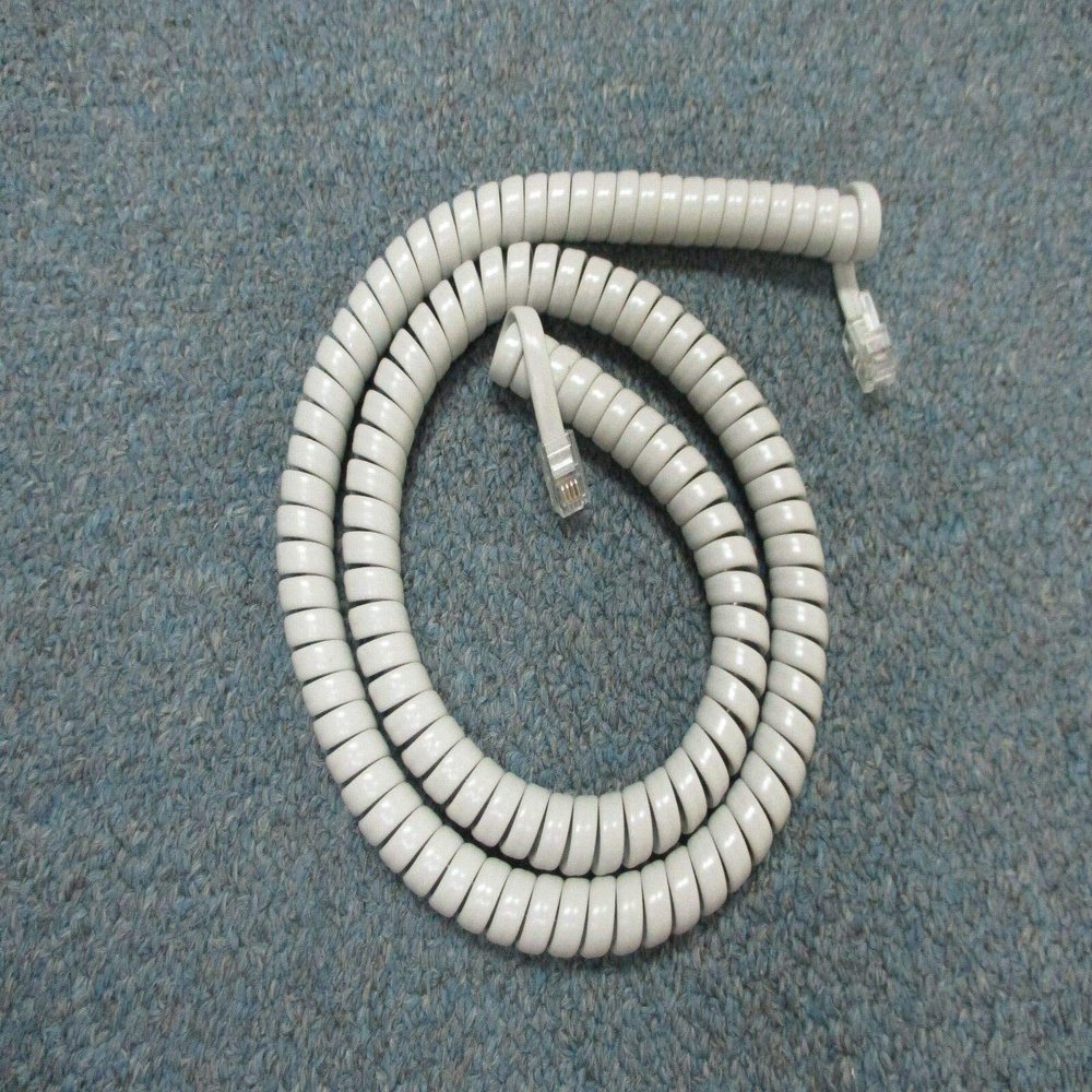 Avaya Partner 18D Series 2 700340219-12' White Handset Cord #WH2