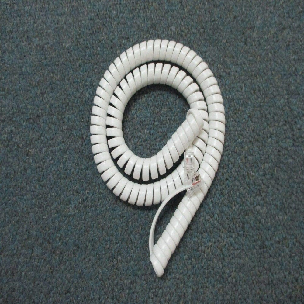 Avaya Magix 4424LD+ 108429598-12' White Handset Cord #WH1