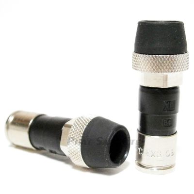 1000 Pieces PPC RG6 AquaTight Weather Boot Univeral Drop Compression Connectors Coaxial Fitting