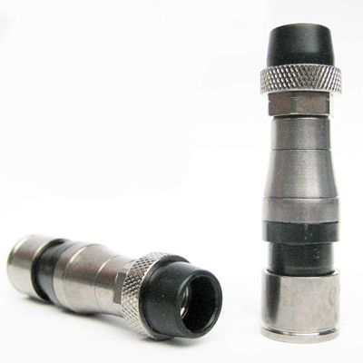 100 Pieces PPC RG11 Weather Boot SignalTight Aqua Tight Universal Compression Connector NiTin-Plated Brass Construction Coaxial Fitting EX11N716WSPLUS