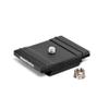 Manfrotto Quick Release Plate 200PL-PRO, Aluminium, Black, Compatible with Manfrotto RC2 & Arca-Swiss Heads, 1/4" & 3/8" Threaded, 10 kg Capacity view 1