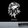 JS Artworks Eagle Head Vinyl Decal Sticker (White) view 1