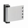 Adams Rite Deadlatch Paddle - Push Right -Clear Anodized Finish view 1