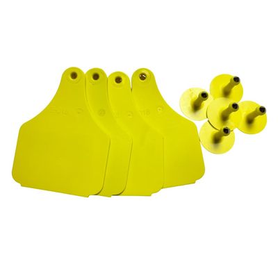 100PCS 860~960MHz ISO 18000-6C UHF RFID Animal Ear Tags Animal ID Management