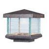Maxim Triumph 10 Inch 12W 1 LED Outdoor Deck Lantern with Earth Tone Finish view 4