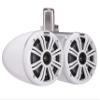 KICKER 45KMTDC65 Marine Tower Speakers with Swivel Clamps & 45KM654L Speakers White Grills with White Enclosures view 3