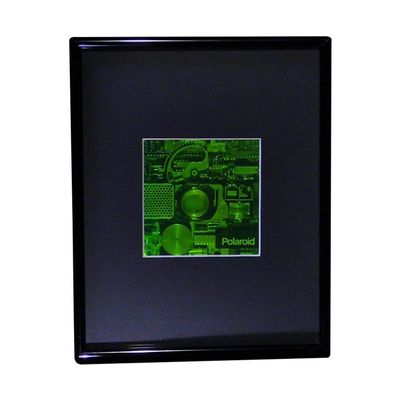 3D Camera Guts 4" Square with Stars Background Hologram Picture (Framed), Collectible Photopolymer Film