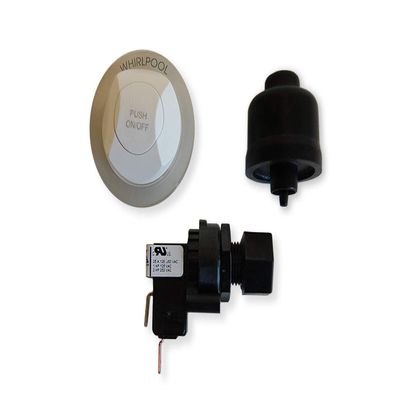 Air Switch and Button for Three Position Control Panel White with DVD Installation Tutorial