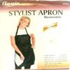 Annie Reversible Stylist Apron Waist-Tie String Black/Silver view 1