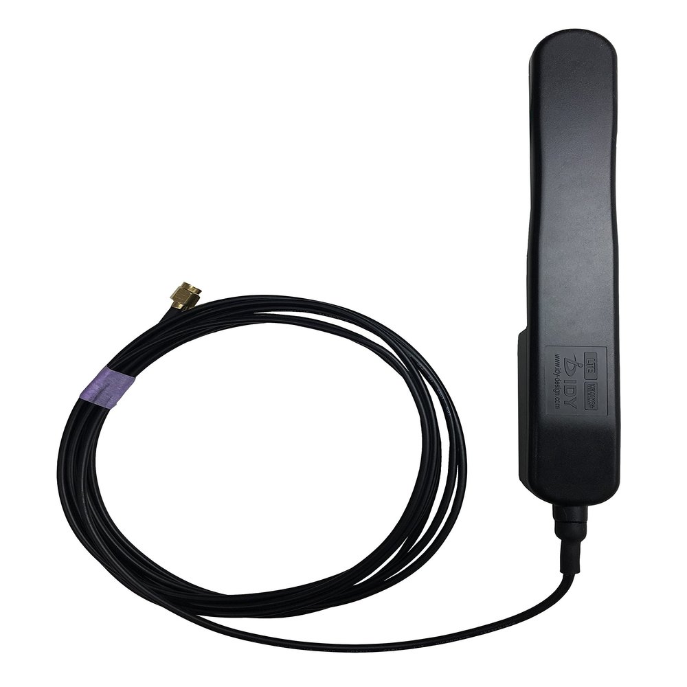 IDY IPX6 Equivalent, LTE Wideband Antenna, Coaxial 8.2 ft (2.5 m), Model Number: iAN078-2.5 M, Compatible with 3G/LTE/WiMAX2+