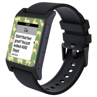 MightySkins Skin Compatible with Pebble 2 SE Smart Watch - Llama | Protective, Durable, and Unique Vinyl Decal wrap Cover | Easy to Apply, Remove, and Change Styles | Made in The USA