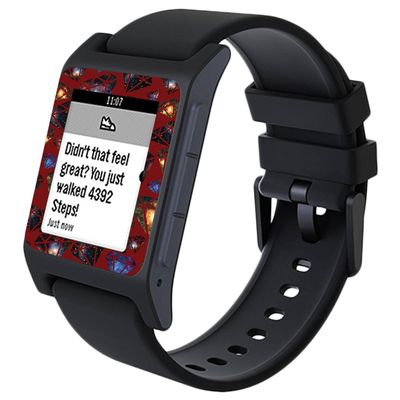 MightySkins Skin Compatible with Pebble 2 SE Smart Watch - Diamond Galaxy | Protective, Durable, and Unique Vinyl Decal wrap Cover | Easy to Apply, Remove, and Change Styles | Made in The USA