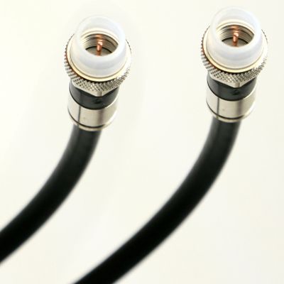 25ft DIRECT BURIAL UNDERGROUND RG6 COAXIAL CABLE 18AWG 75 Ohm GEL BRAIDED ANTI MOISTURE & CONDENSATION WEATHER SEAL WEATHER BOOT UL ETL CUT TO ORDER ASSEMBLED IN USA by PHAT SATELLITE INTL