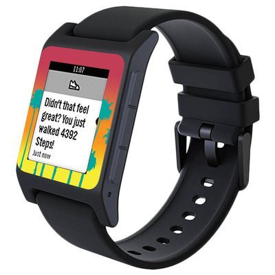MightySkins Skin Compatible with Pebble 2 SE Smart Watch - Sherbet Palms | Protective, Durable, and Unique Vinyl Decal wrap Cover | Easy to Apply, Remove, and Change Styles | Made in The USA