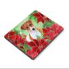 Caroline's Treasures CK1337MP Jack Russell Terrier Poinsettas Mouse Pad, Hot Pad or Trivet for Home Office Gaming Working Computers Laptop Mouse Mat,Washable Large Mousepad view 1
