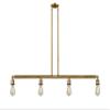 Innovations 214NH-BB-LED 4 Island Light Vintage Dimmable LED, Brushed Brass view 1