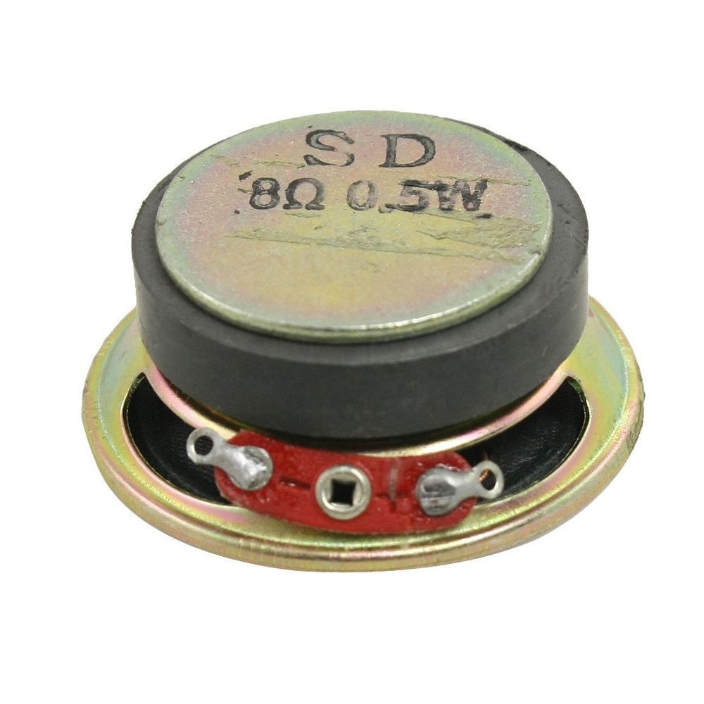 Aexit 1.6in Dia. Speaker Accessories Round Shape External Magnet Speaker 8 Speaker Mounts Ohm 0.5W