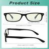 Eyekepper Computer Reading Glasses,Reduce Eye Strain Computer Readers (Black Blue,+2.75) view 3