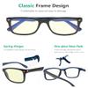 Eyekepper Computer Reading Glasses,Reduce Eye Strain Computer Readers (Black Blue,+2.75) view 4