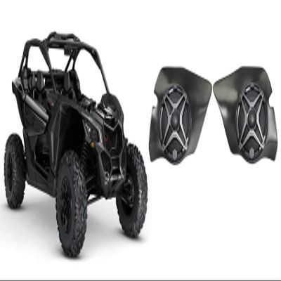 6.5" SSV Speakers for Can-Am Maverick X3 All-Years+Front Kick Panel Pods