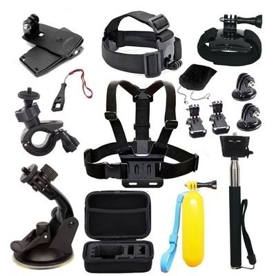 Navitech 18 in 1 Action Camera Accessories Combo Kit with EVA Case Compatible with Eken H9s Action Camera