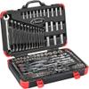 Vigor 1/4" 3/8" and 1/2" Combination Spanner Set, Bits and Socket Spanner for Professional and Home Use 216 Pieces V3277N view 1
