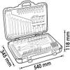 Vigor 1/4" 3/8" and 1/2" Combination Spanner Set, Bits and Socket Spanner for Professional and Home Use 216 Pieces V3277N view 2