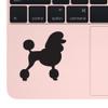 ANGDEST Poodle Silhouette (Black) (Set of 2) Premium Waterproof Vinyl Decal Stickers for Laptop Phone Accessory Helmet Car Window Bumper Mug Tuber Cup Door Wall Decoration view 4