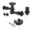 Andoer 7inch Friction Arm Super Clamp Mount Adjustable Articulating Arm Plier Clip for Field Monitor LED Light Flash Microphone view 4