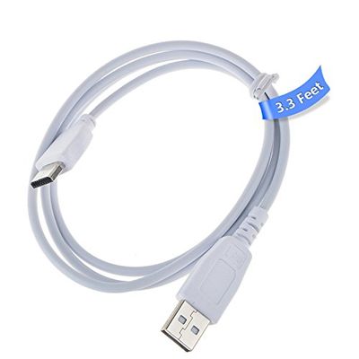 PwrON White Charger Cable Cord for Fuhu Nabi DreamTab DMTab Jr XD Kids 2S Elev8 Tablet