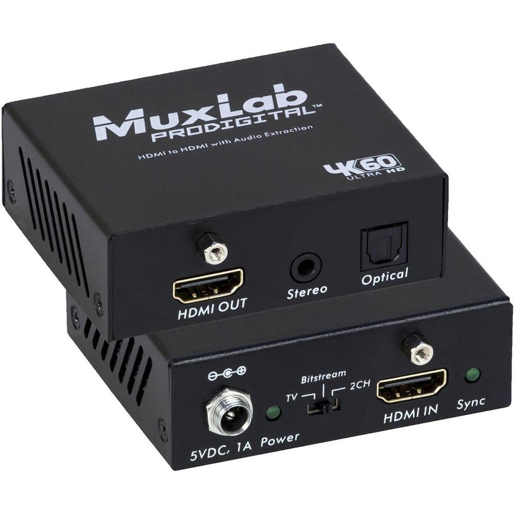 Muxlab 4K UHD HDMI to HDMI Extender with Audio Extraction