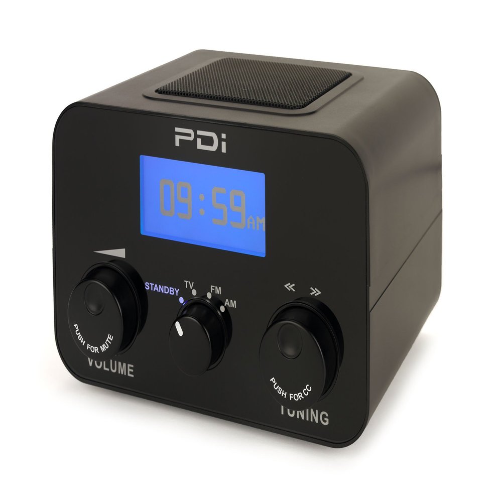 PDi Retro Wireless AM/FM Radio and Alarm Clock. Industrial, Durable Design Great for Workshops, Garage or Campers.
