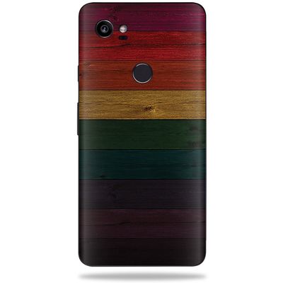 MightySkins Skin Compatible with Google Pixel 2 XL (5.5") - Wood Style | Protective, Durable, and Unique Vinyl Decal wrap Cover | Easy to Apply, Remove, and Change Styles | Made in The USA