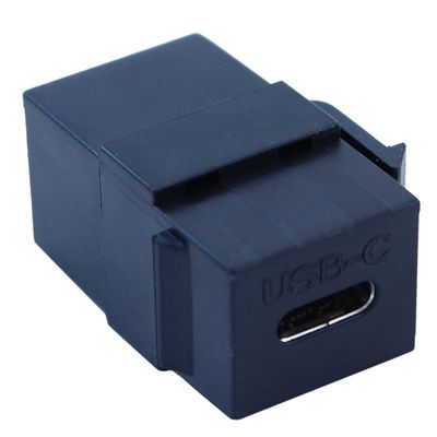 My Cable Mart USB 3.1 Type C Female Connectors, 5Gbps Support, Color: Black