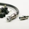 155ft BLACK TRI-SHIELD DIRECT BURIAL GEL COATED BRAID RG11 UNDERGROUND COAXIAL CABLE WEATHER BOOT CONNECTORS BARREL AND 10 NAIL CLIPS INCLUDED CUT TO ORDER AND ASSEMBLED IN USA by PHAT SATELLITE INTL view 2
