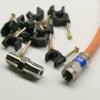 105ft DIRECT BURIAL UNDERGROUND RG6 COAXIAL CABLE 18AWG GEL COATED BRAID WEATHER SEAL BRASS CONNECTORS BARREL AND 10 NAIL CLIPS INCLUDED UL ETL CUT TO ORDER AND ASSEMBLED IN USA by PHAT SATELLITE INTL view 2
