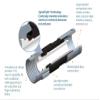 115ft DIRECT BURIAL UNDERGROUND RG6 COAXIAL CABLE 18AWG 75 Ohm GEL BRAIDED NICKEL-PLATED BRASS CONNECTORS BARREL & 10 NAIL CLIPS INCLUDED UL ETL CUT TO ORDER AND ASSEMBLED IN USA PHAT SATELLITE INTL view 3
