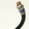 115ft DIRECT BURIAL UNDERGROUND RG6 COAXIAL CABLE 18AWG 75 Ohm GEL BRAIDED NICKEL-PLATED BRASS CONNECTORS BARREL & 10 NAIL CLIPS INCLUDED UL ETL CUT TO ORDER AND ASSEMBLED IN USA PHAT SATELLITE INTL view 4