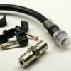 10ft DIRECT BURIAL RG6 UNDERGROUND COAXIAL CABLE 18AWG 75 Ohm GEL BRAIDED WEATHER BOOT CONNECTORS BARREL & 10 NAIL CLIPS INCLUDED UL ETL RATED CUT TO ORDER AND ASSEMBLED IN USA by PHAT SATELLITE INTL view 1