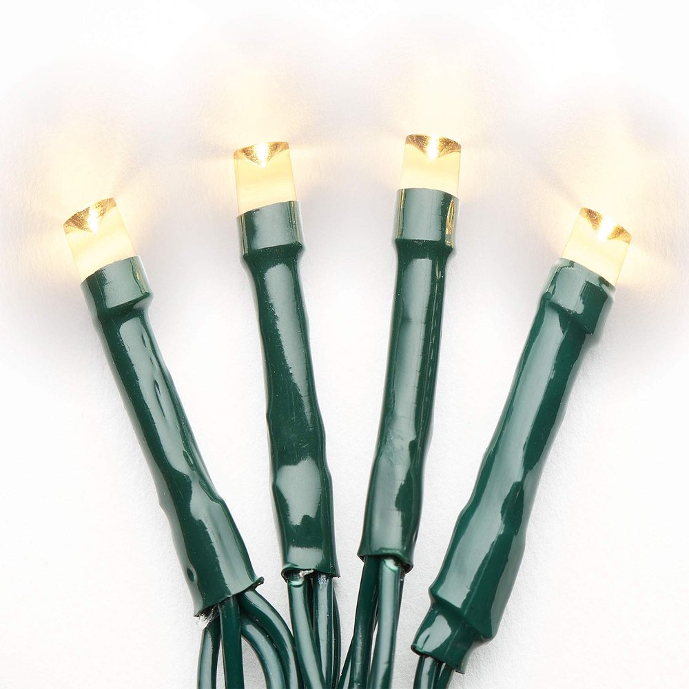 Roman 100L USB WARMWHITE LED Green Cord 10 Function 8/16 Timer