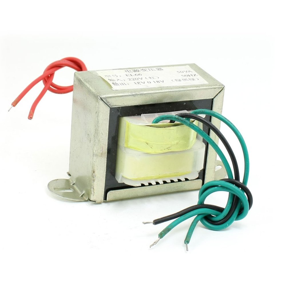 Aexit 220V 50Hz Batteries, Chargers & Accessories Input EI Ferrite Core Vertical Mount Electric Supply Isolation Transformer Transformer 50VA