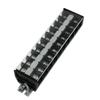 Aexit 660V 60A Audio & Video Accessories 10 Positions Rail Mount Covered Screw Terminal Connectors & Adapters Block TD-6010 view 1