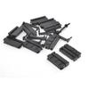 Aexit 10 x Audio & Video Accessories Black Dual Row 20 Pin IDC Socket Connector Female Connectors & Adapters Header FC-20P view 1