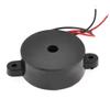 Aexit Black Housing Security Sensors & Alarms DC 3-24V 2 Wire Industrial Electronic Discontinuous Sound Horns & Sirens Buzzer 95dB view 1