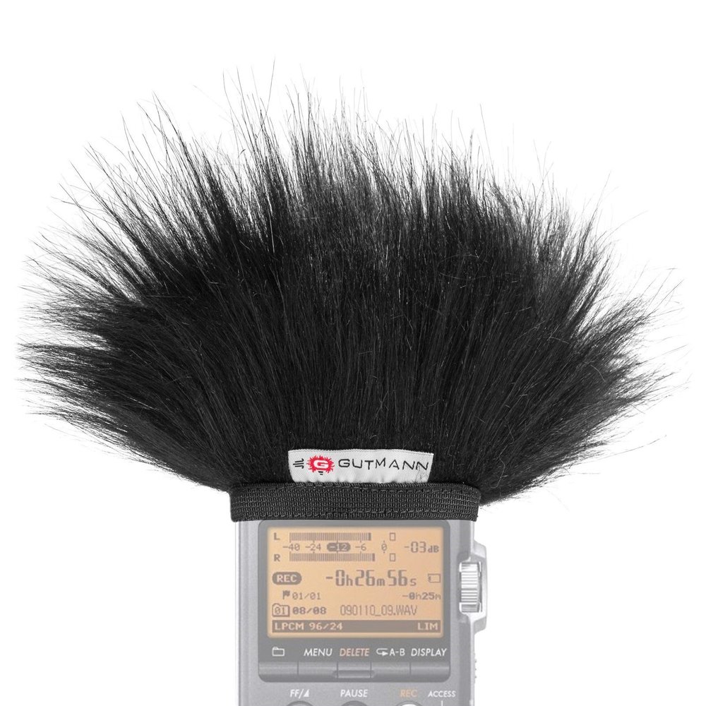 Gutmann Microphone Fur Windscreen Windshield for Sony ICD-SX733 | Made in Germany