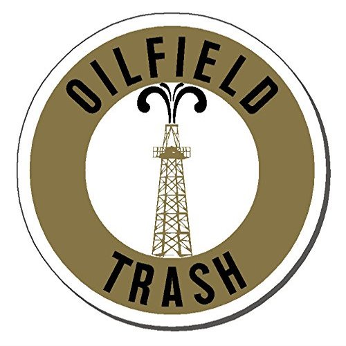 Oilfield Trash Circle, I Make Decals, Lunch Box, Tool Box, Phone, Hard Hat, Vinyl, Decal car Sticker, 2.5" Circle