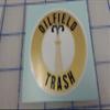 Oilfield Trash Circle, I Make Decals, Lunch Box, Tool Box, Phone, Hard Hat, Vinyl, Decal car Sticker, 2.5" Circle view 2